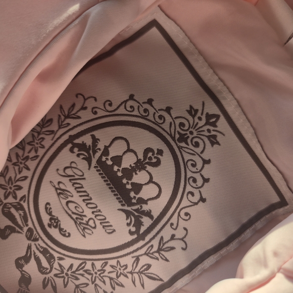 Le Chic Glamorous Pink Ruffle Girls Trenchcoat - Picture 4 of 7